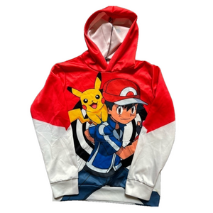 Pokémon Pikatchu Gamer Trading Cards Lightweight Unisex Youth Older Child Hoodie